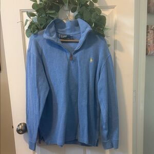 Ralph Lauren Blue Zip-Up Sweater